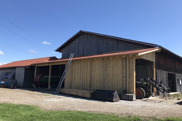 Anbau Maschinenhalle Roßhaupten