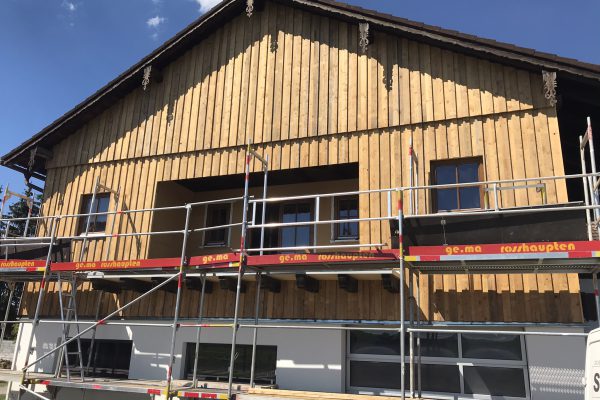 Fassade landw. Anwesen Roßhaupten